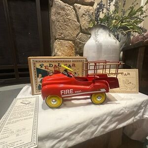 Pedal car hook and ladder limited edition